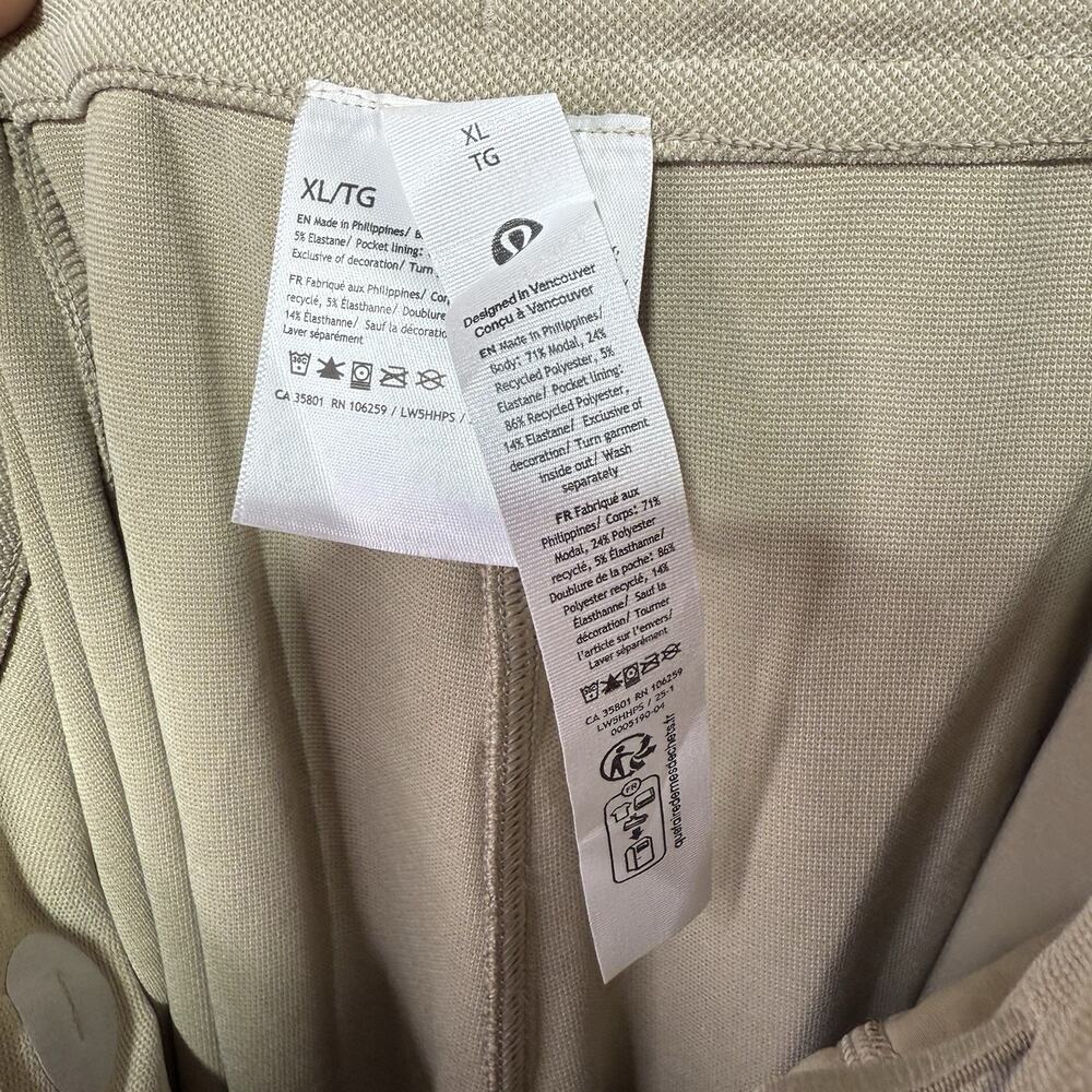 Lululemon Softstreme High-Rise Wide-Leg Pique Pant Women’s XL Sheer Oak - Picture 14 of 16